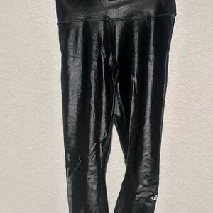 ALO Yoga Shiny Black Leggings